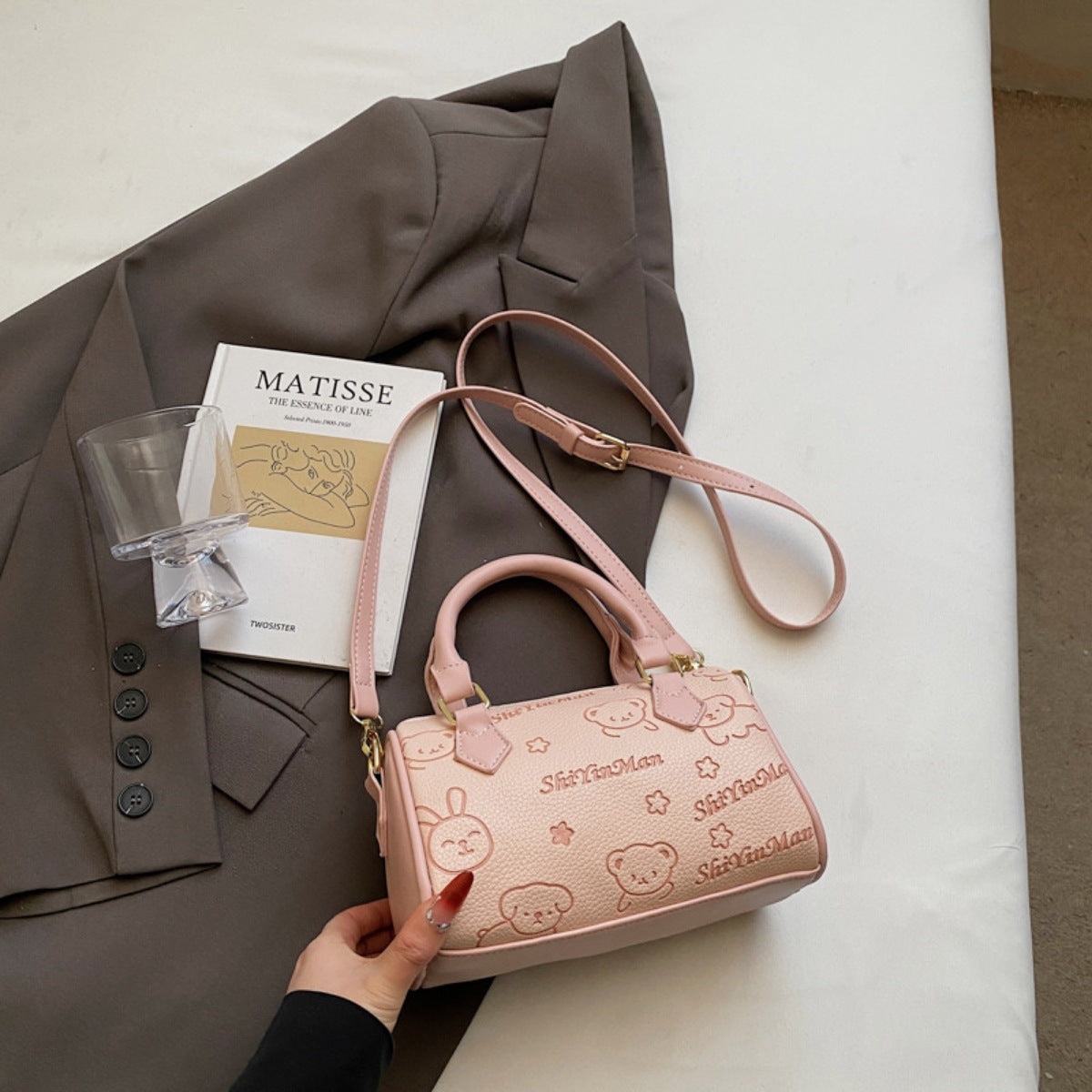 Cartoon Pattern Crossbody Bag