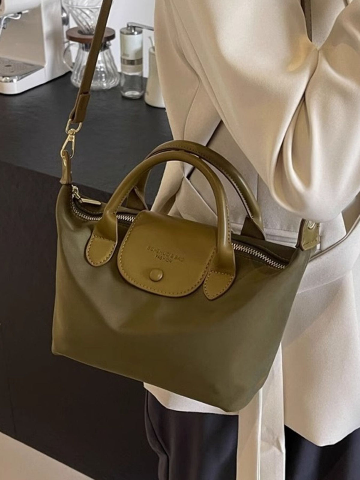 Top Handle Crossbody Bag