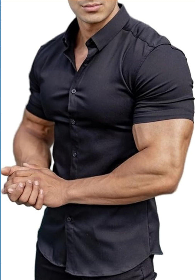 Solid-Color Shirts for Men