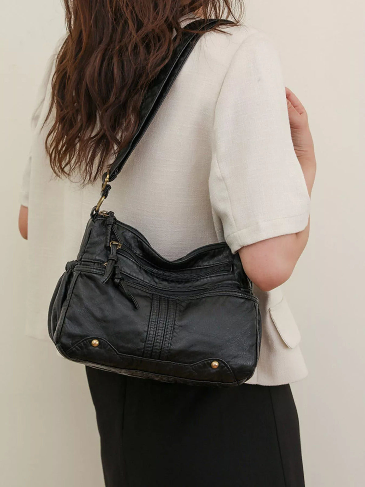 Multi-Pocket Crossbody Bag