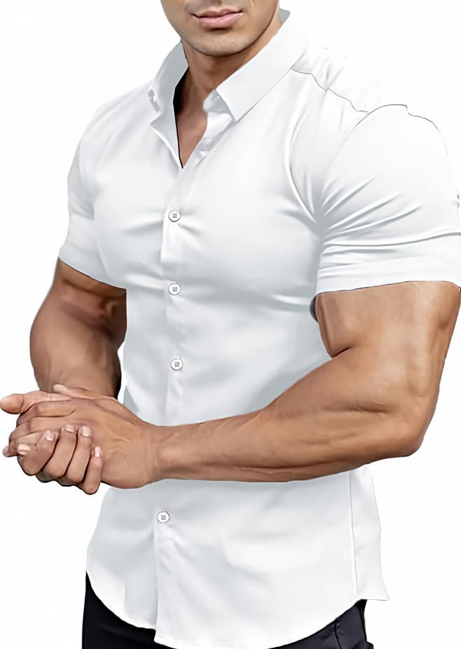 Solid-Color Shirts for Men