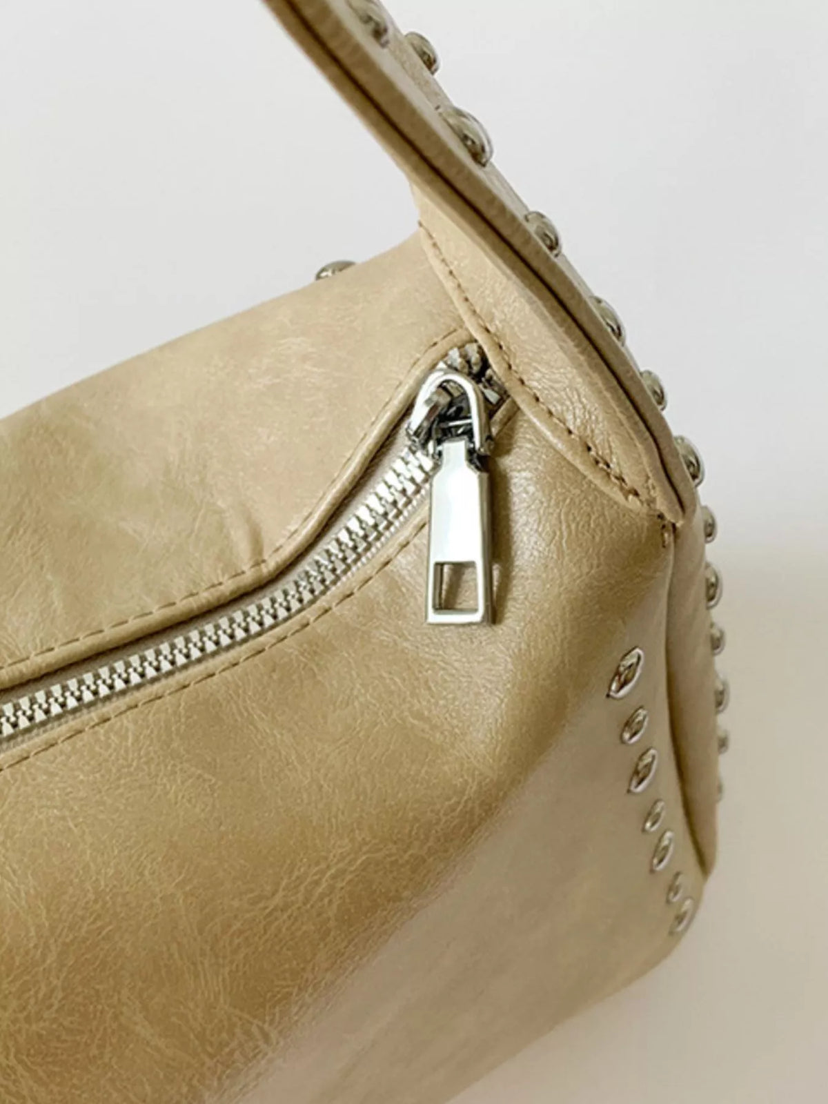 Studded Accent Shoulder Bag